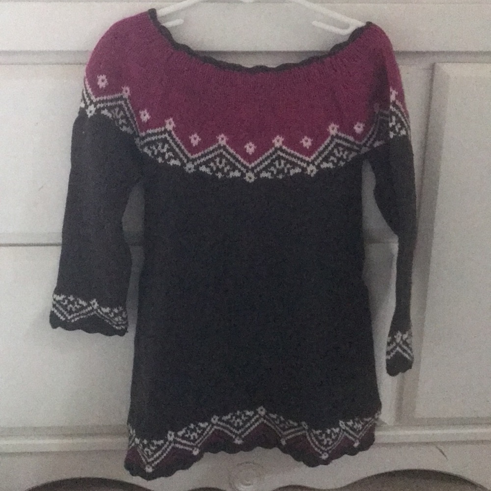 Warm sweater dress